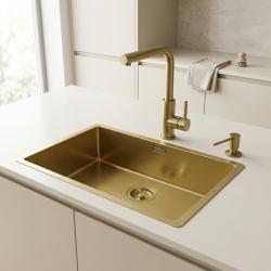 pure-sink-elite-steel-shine-built-in-soap-dispenser-pvd-brushed-gold